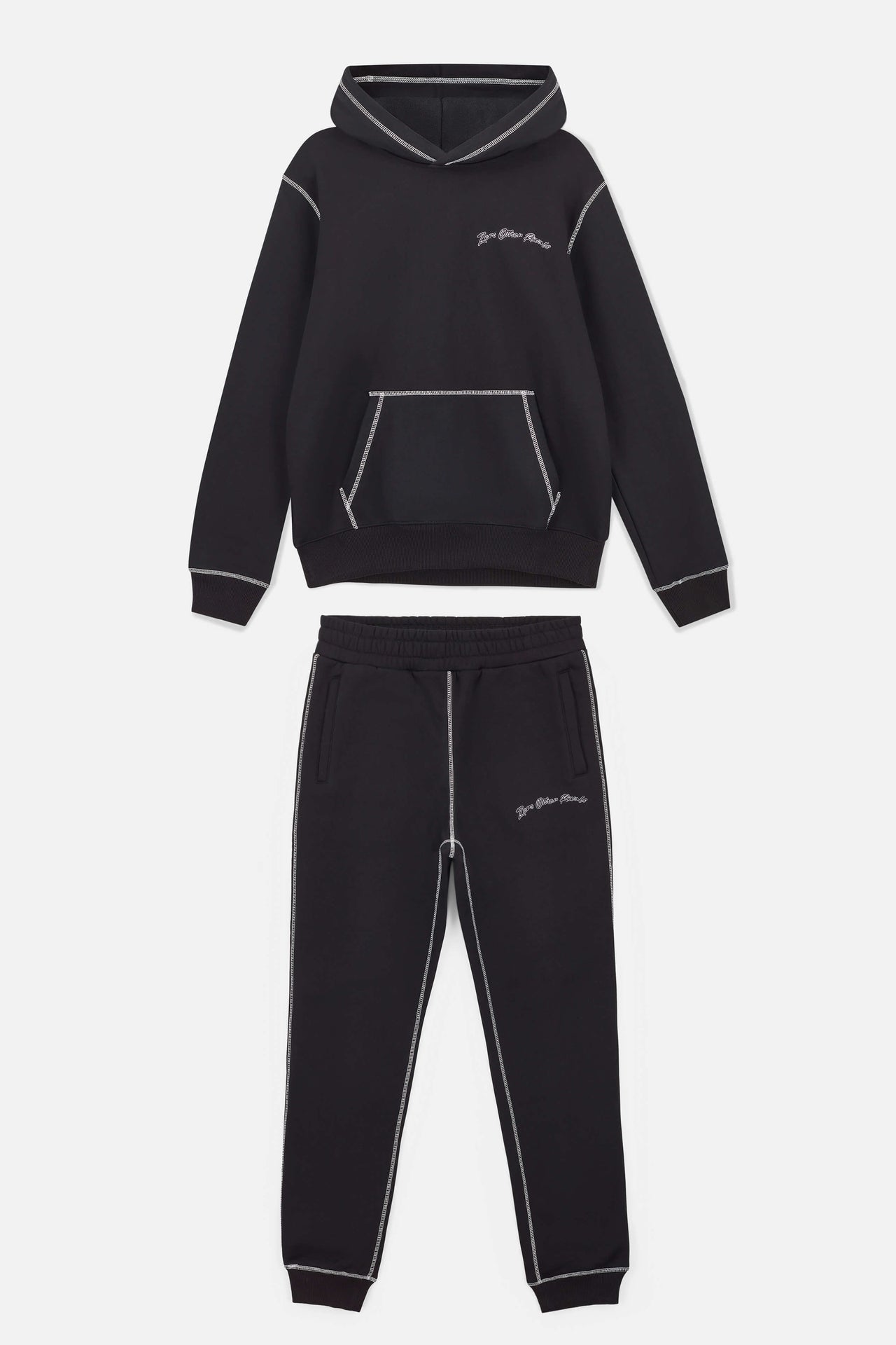 Black*White Flatlock Tracksuit