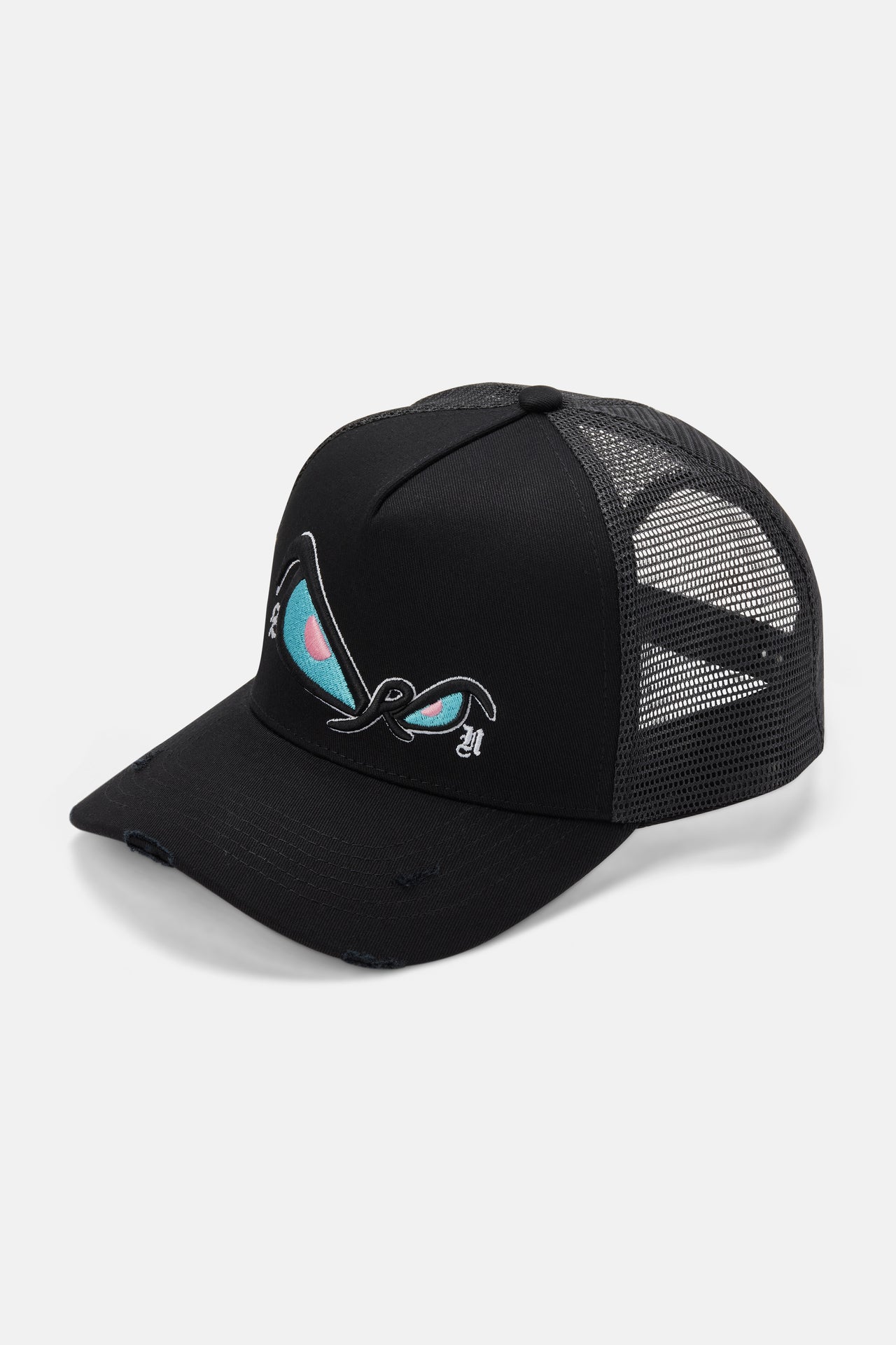 FEARLESS EYES CAP *BLACK/BABY BLUE/PINK*