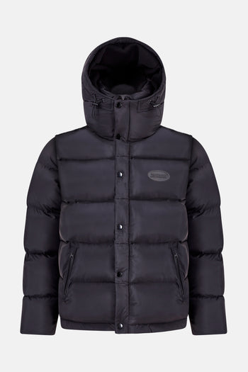 Midnight MATTE Black Body Warmer/Puffer