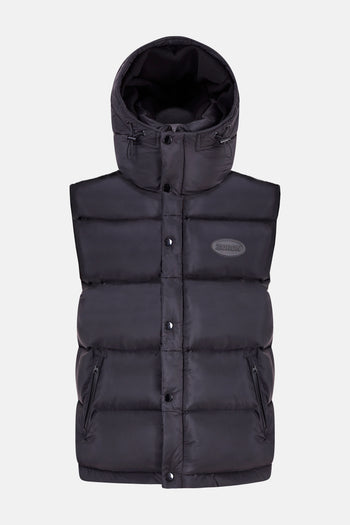 Midnight MATTE Black Body Warmer/Puffer