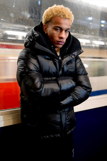 Midnight GLOSS Black Body Warmer/Puffer