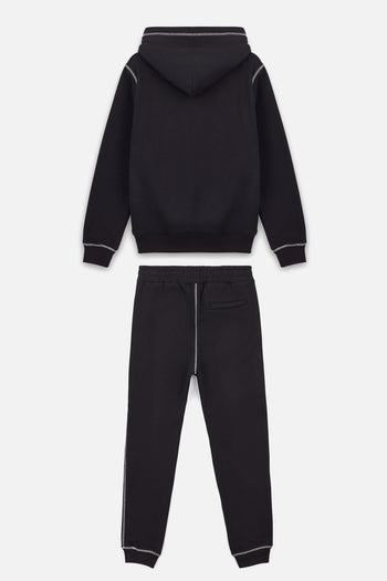 Black*White Flatlock Tracksuit