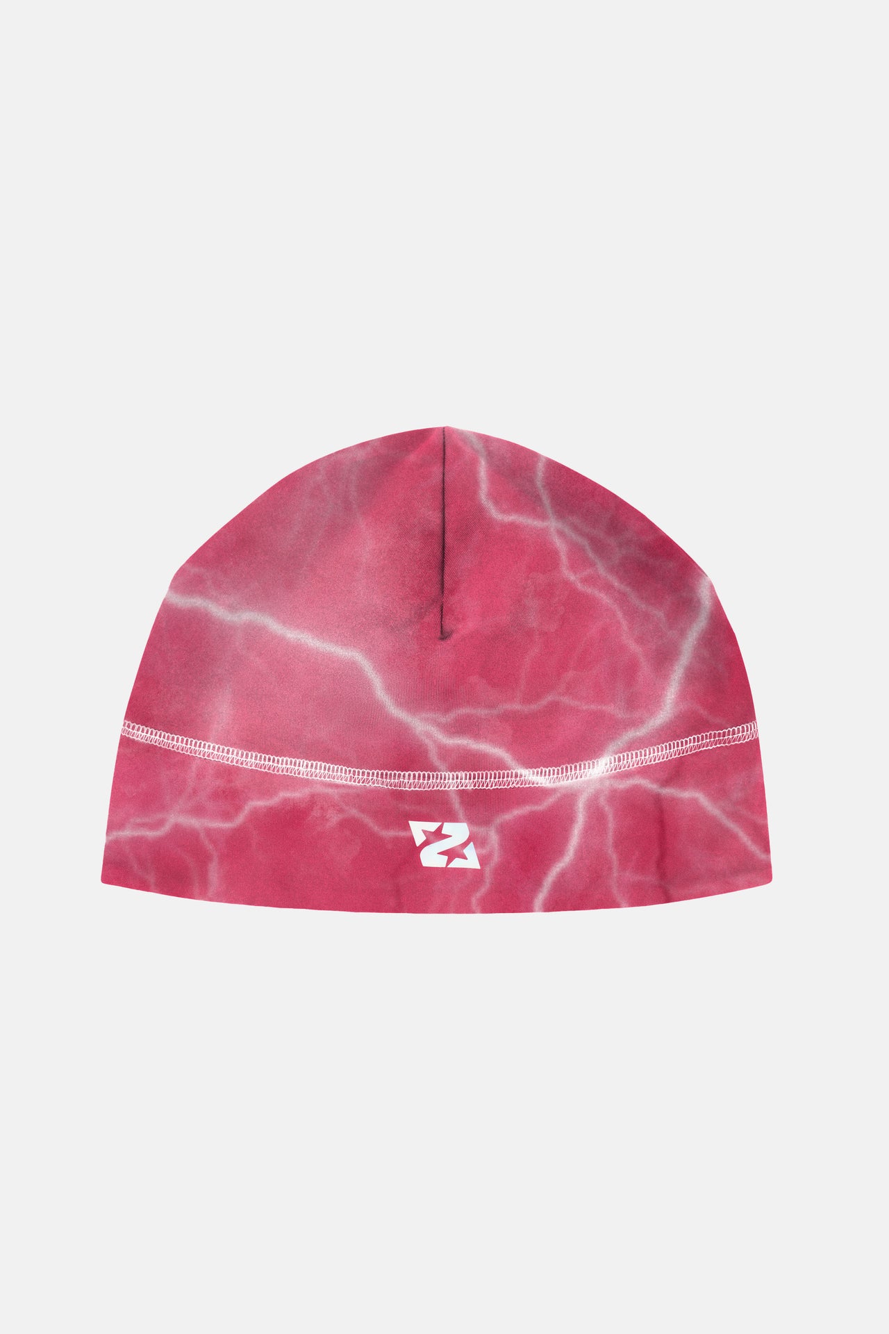 PINK LIGHTNING SKULL CAP *REFLECTIVE LOGO*