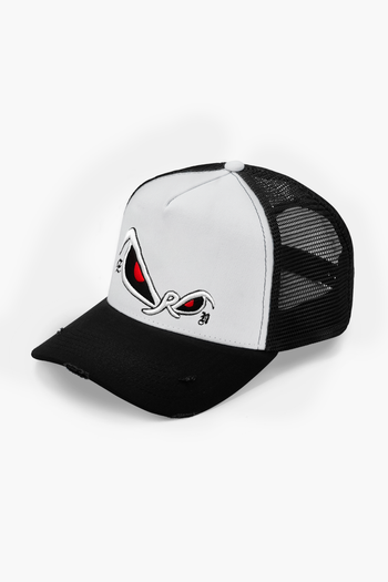 FEARLESS EYES CAP *BLACK/WHITE/RED*