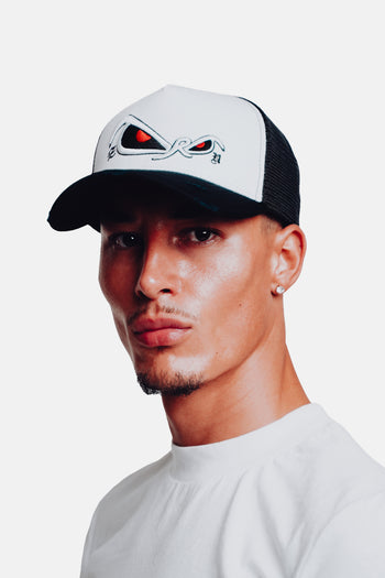 FEARLESS EYES CAP *BLACK/WHITE/RED*