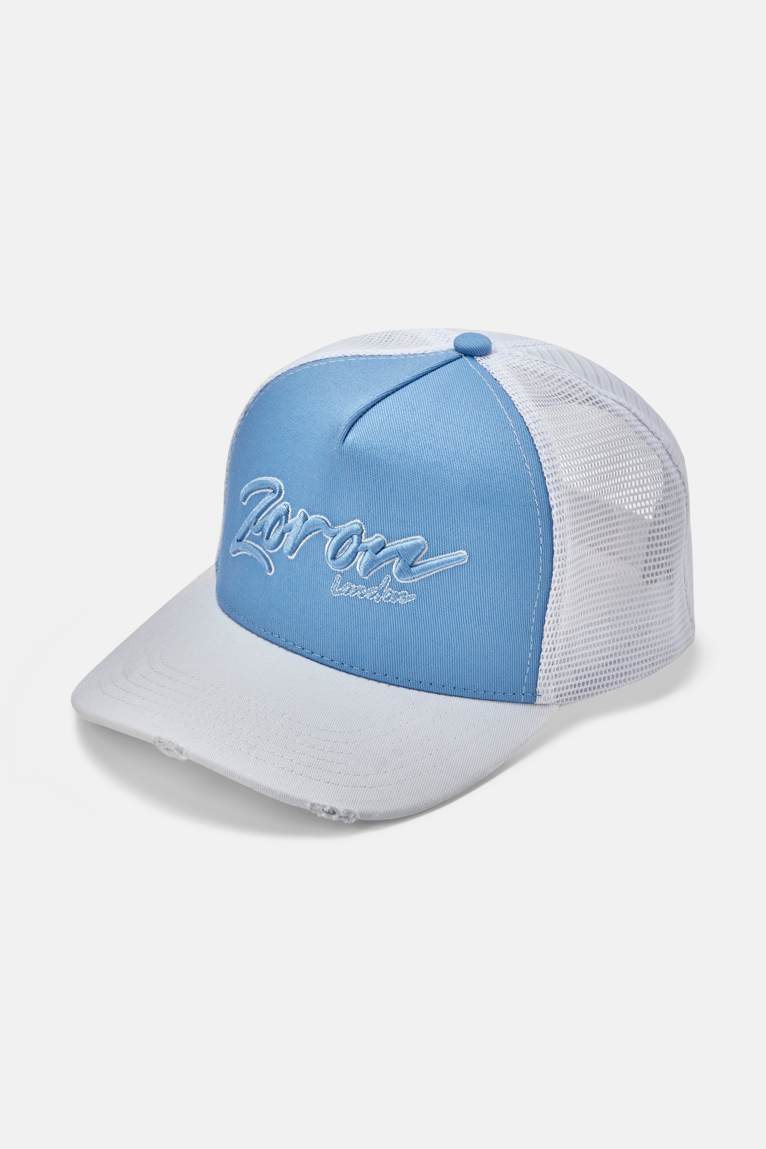 Zoron SIGNATURE CAP *WHITE/BABY BLUE* - Zoron