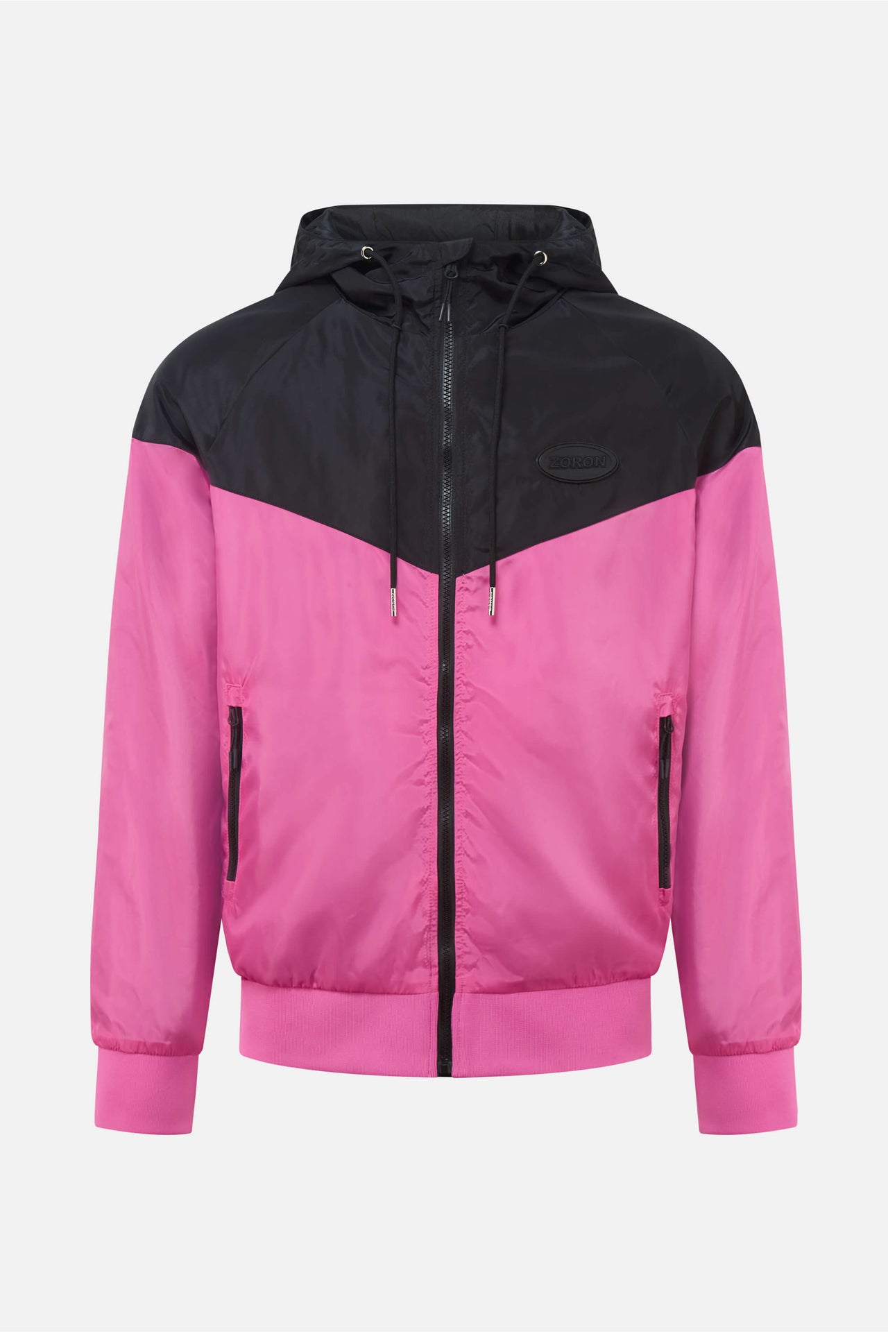 Magenta*Black Windbreaker
