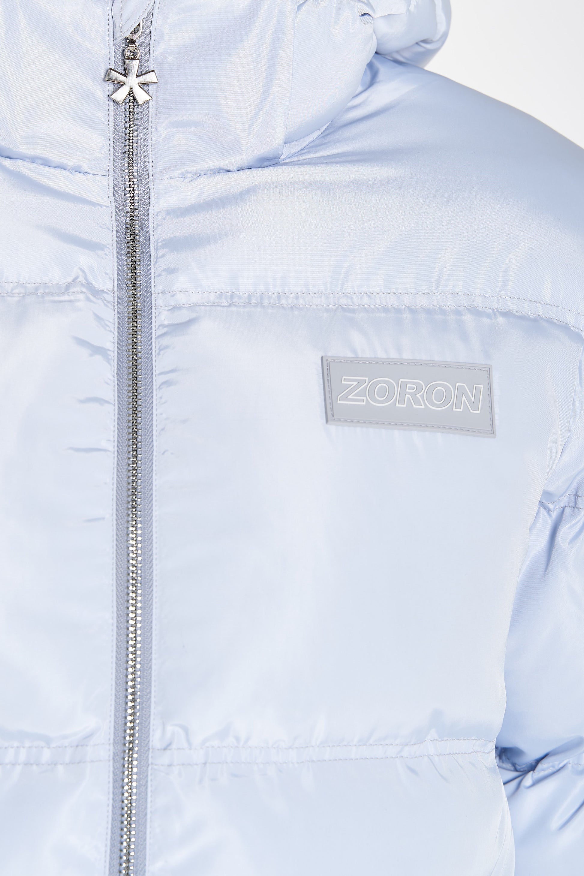 Ice Blue Puffer Jacket