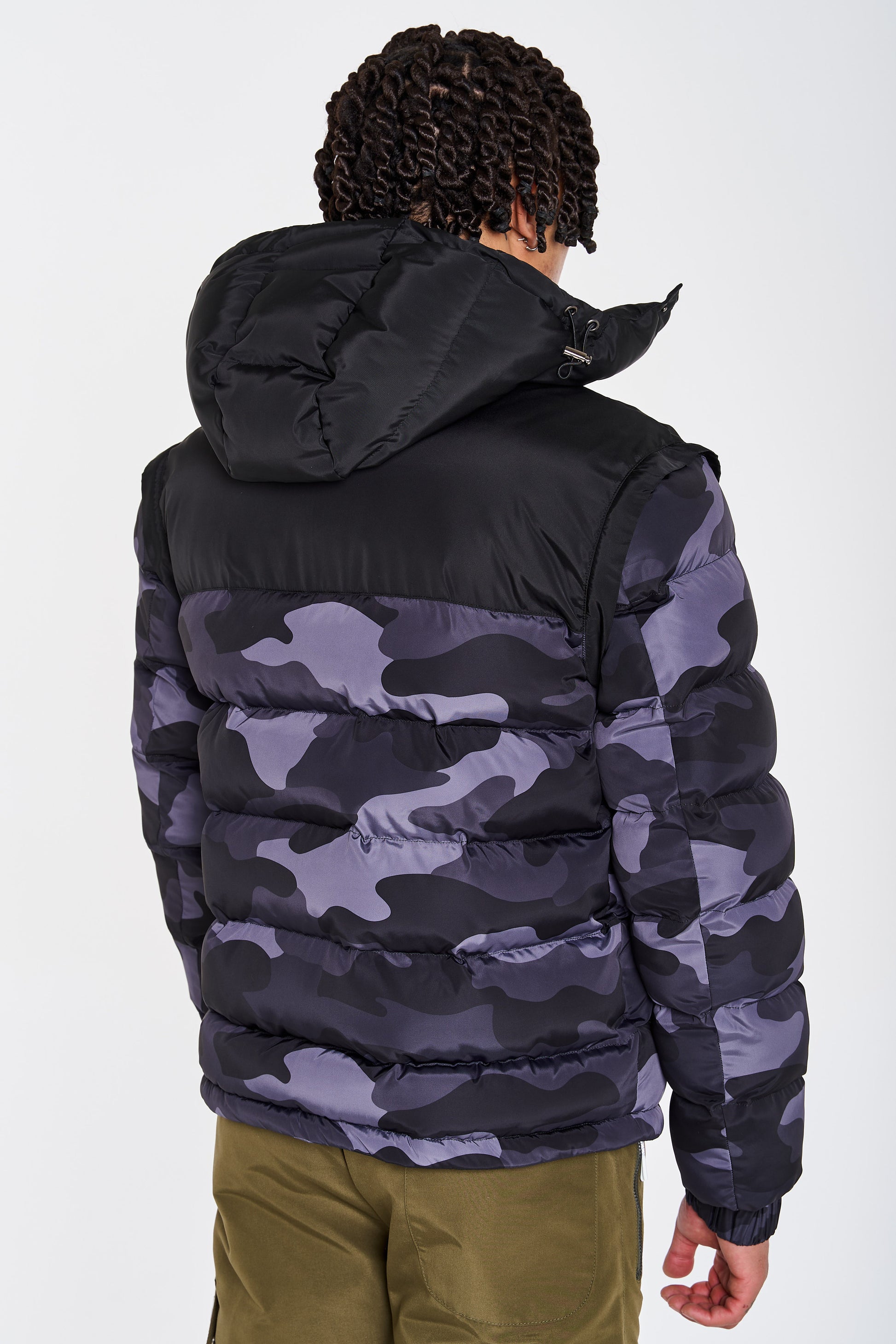 Black Puffer Jacket Body Warmer