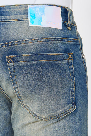 Blue Bandana Jeans