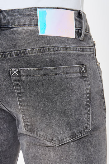 Grey Charcoal Bandana Jeans