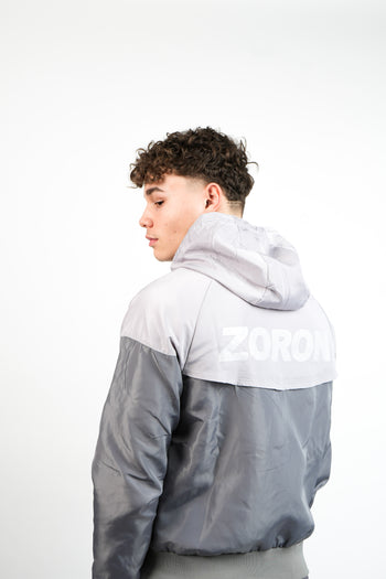 Grey Windbreaker