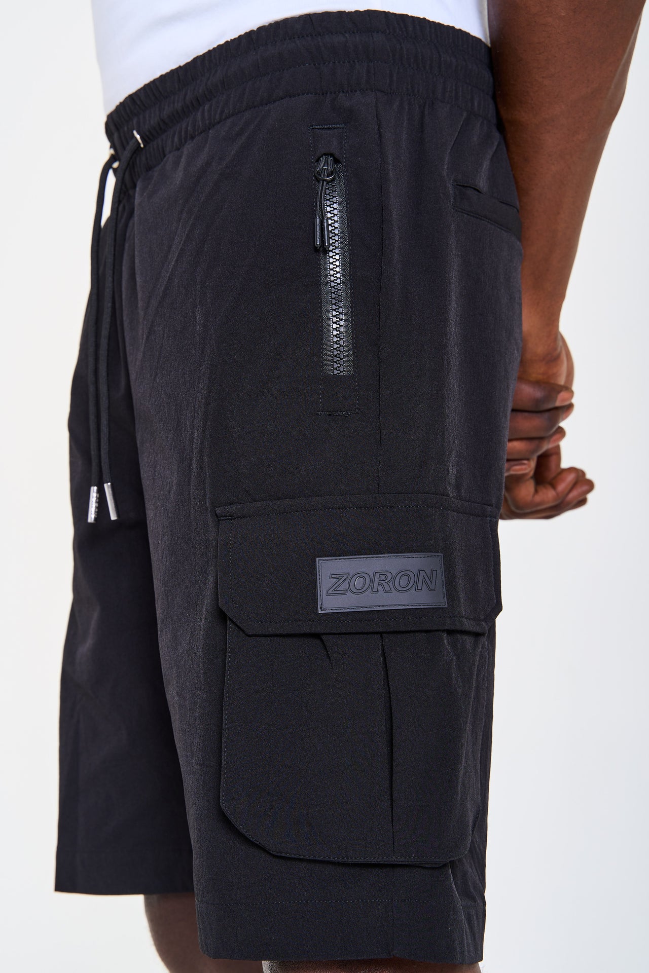 Black Cargo Shorts