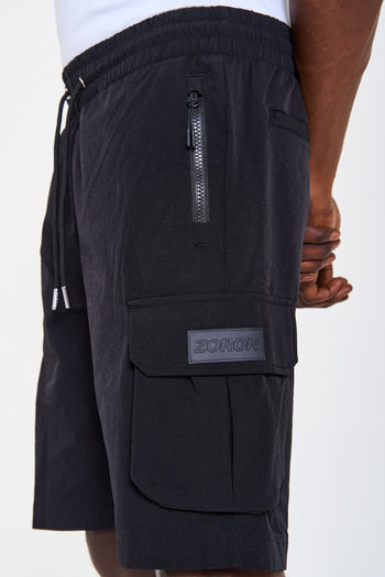 Black Cargo Shorts